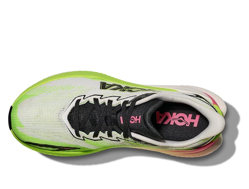 Buty Hoka Mach X 3 W Biało-Limonkowe