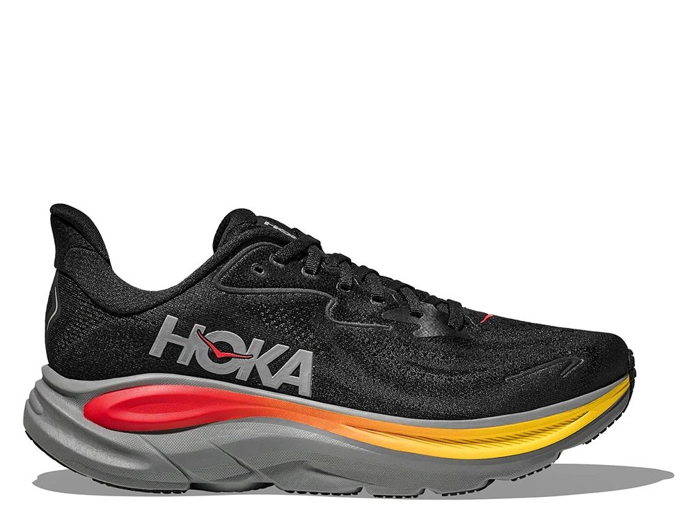 Pantofi sport Hoka Clifton 10 M, negru și portocaliu