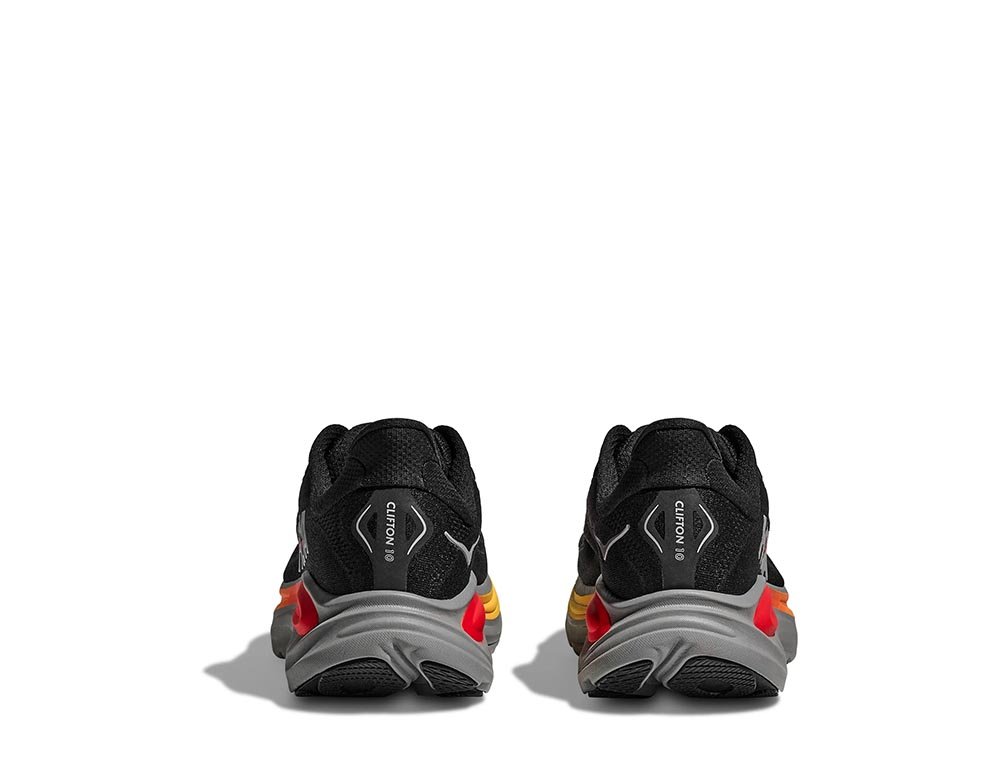 Pantofi sport Hoka Clifton 10 M, negru și portocaliu