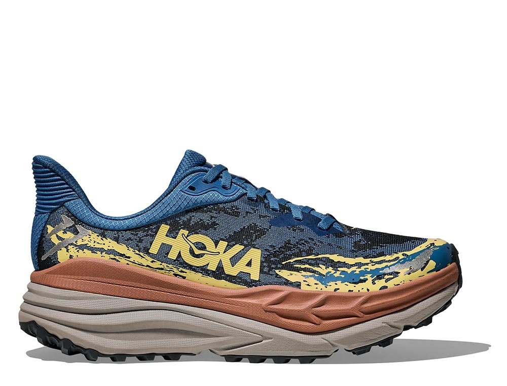 Hoka Stinson 7 M Navy Blue/Orange Shoes