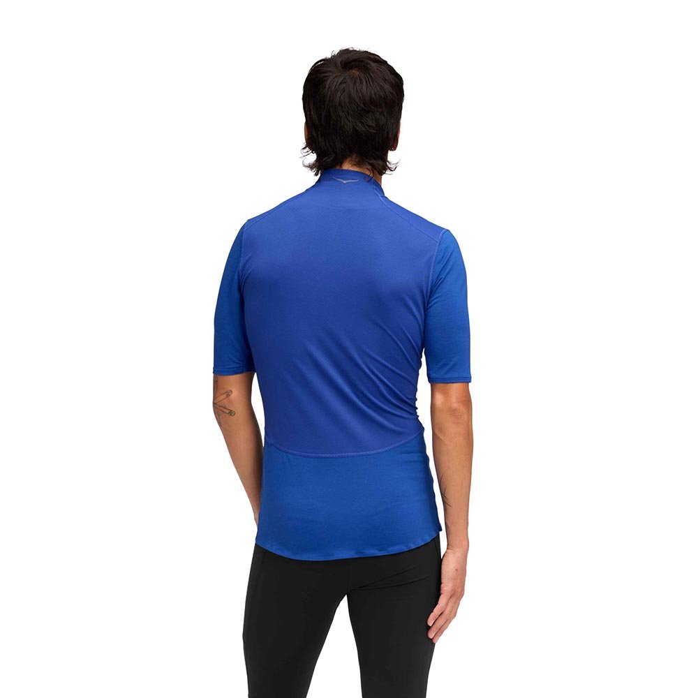 Hoka Skybreeze Short Sleeve Zip T-Shirt M Blue