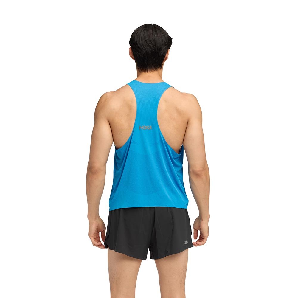Hoka Race Singlet M Blue