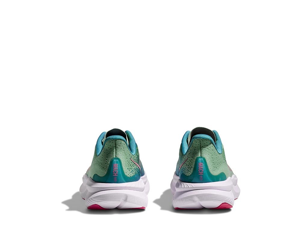 Pantofi sport Hoka Mach 6 W verzi și roz