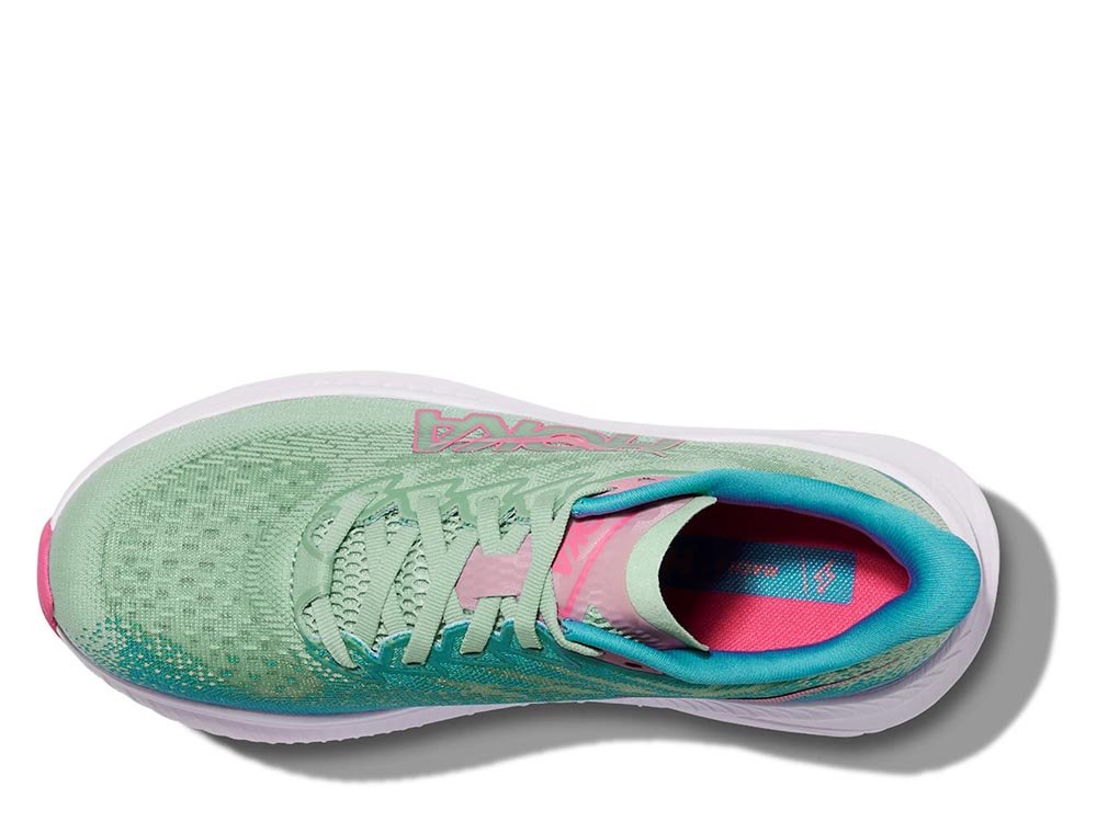 Pantofi sport Hoka Mach 6 W verzi și roz