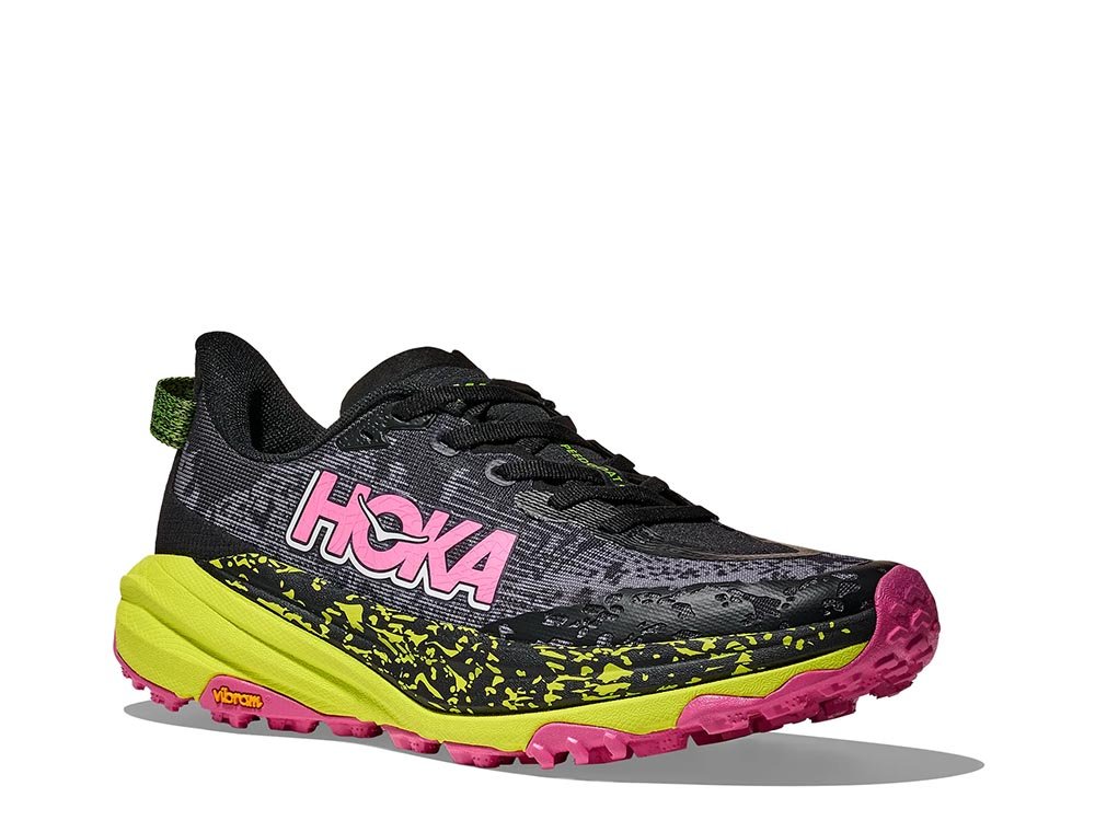Buty Hoka Speedgoat 6 W Czarno-Limonkowe