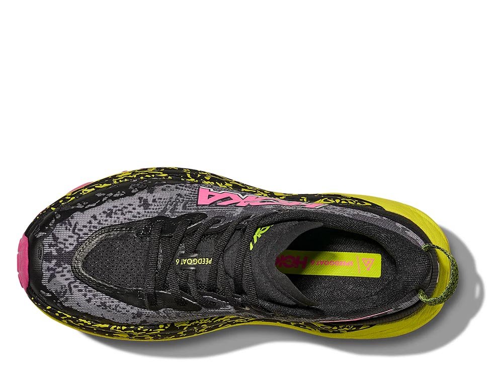 Buty Hoka Speedgoat 6 W Czarno-Limonkowe