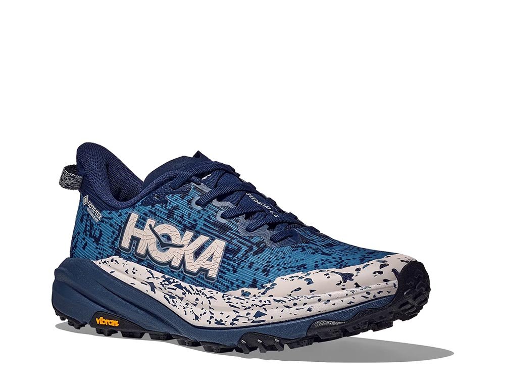 Buty Hoka Speedgoat 6 Gore-Tex W Niebiesko-Białe