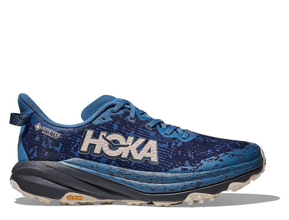 Hoka Speedgoat 6 Gore-Tex M Navy Blue-Cream Boots