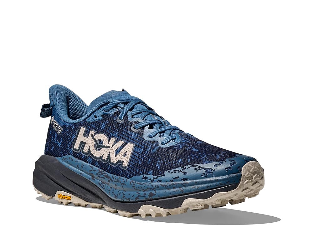 Hoka Speedgoat 6 Gore-Tex M Navy Blue-Cream Boots