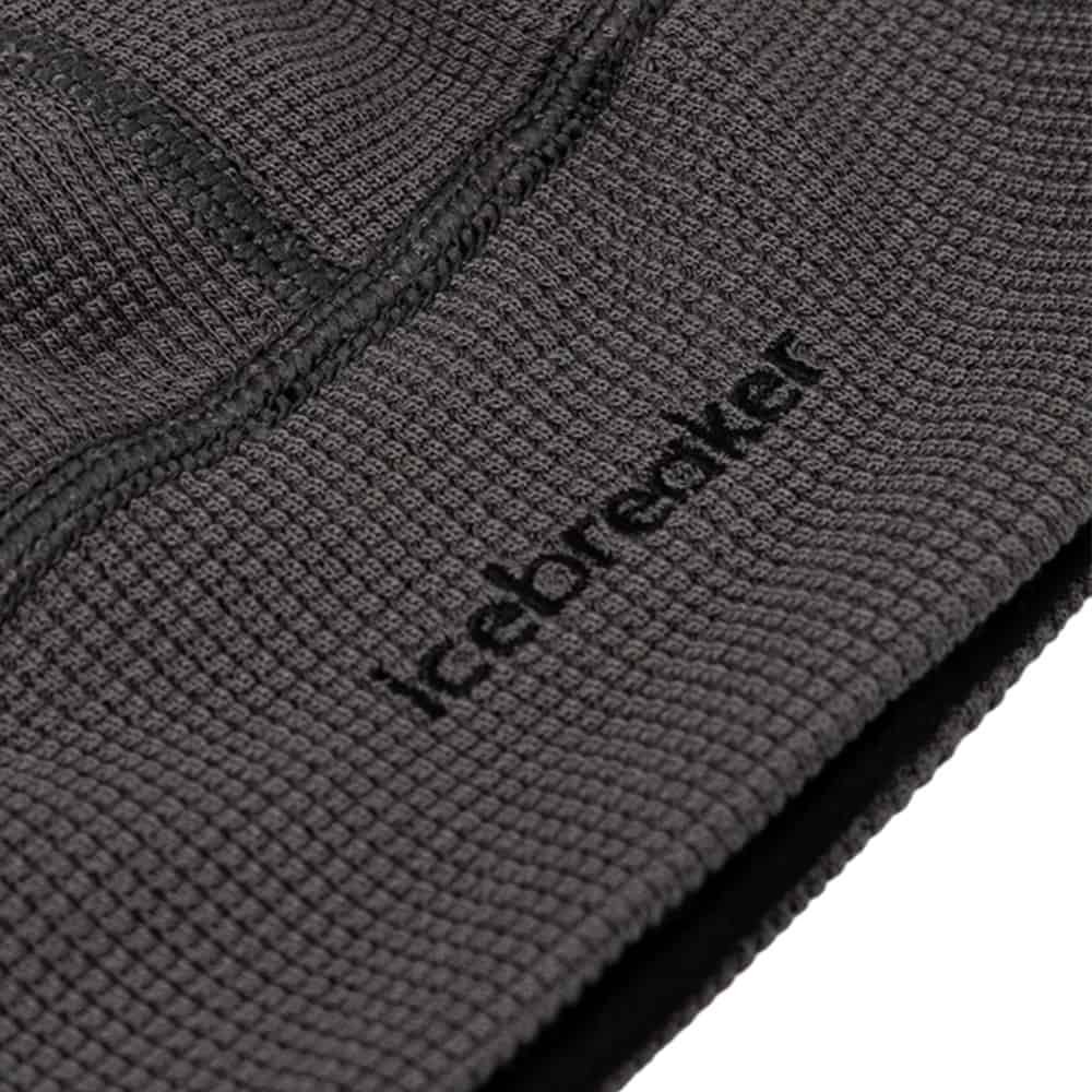 Czapka Icebreaker Merino 260 Waffle Knit Wander Reversible Beanie U Szaro-Czarna
