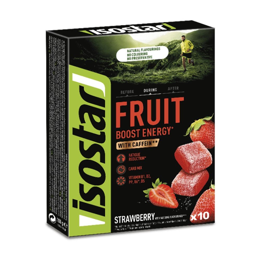 Isostar Energy Fruit Boost Strawberry Jelly - 100G