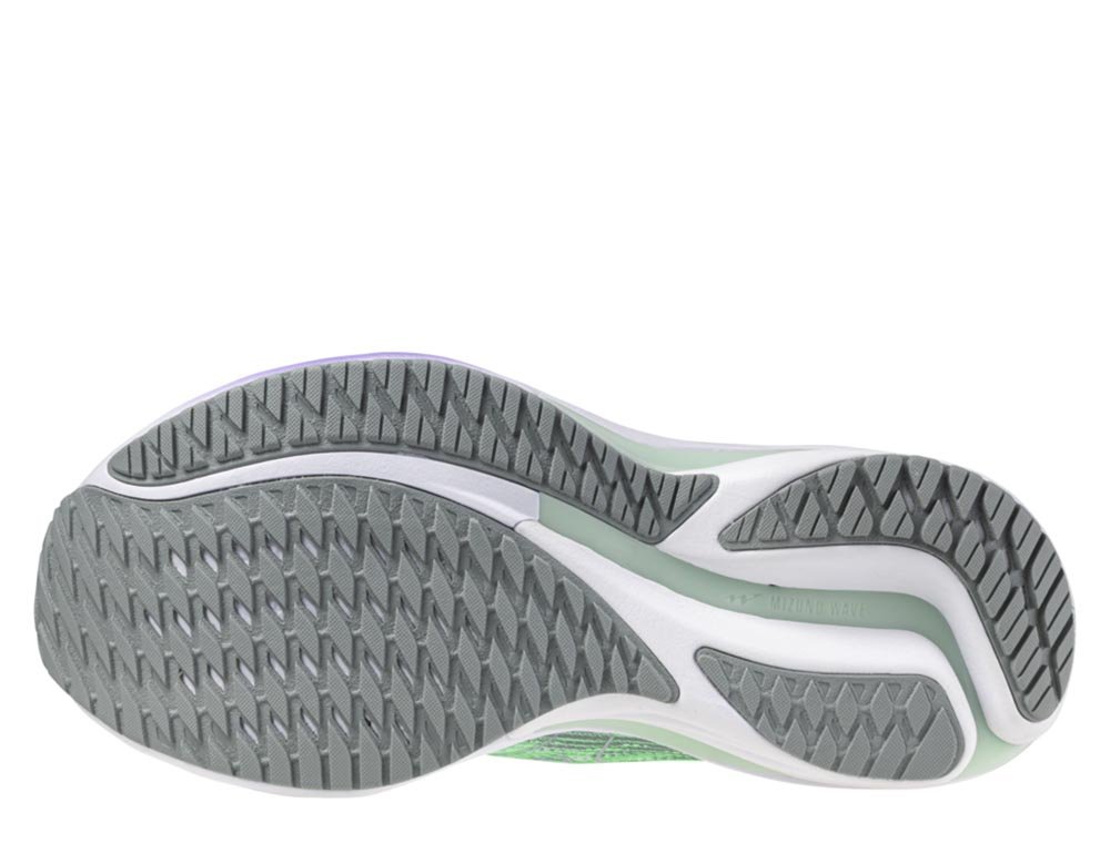 Pantofi Mizuno Wave Rider 28 W verde-violet