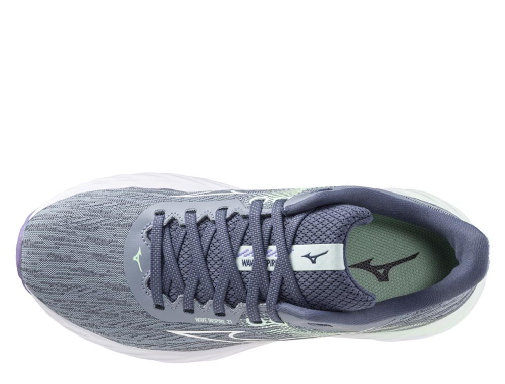 Mizuno Wave Inspire 21 W Purple Green Shoes