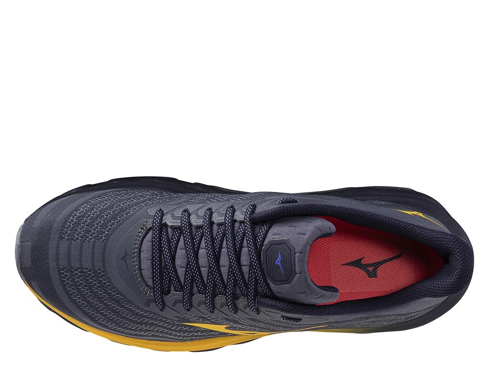 Mizuno Wave Horizon 8 M Navy Blue and Honey Shoes