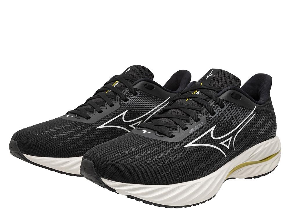 Mizuno Wave Inspire 21 M Black and White Shoes