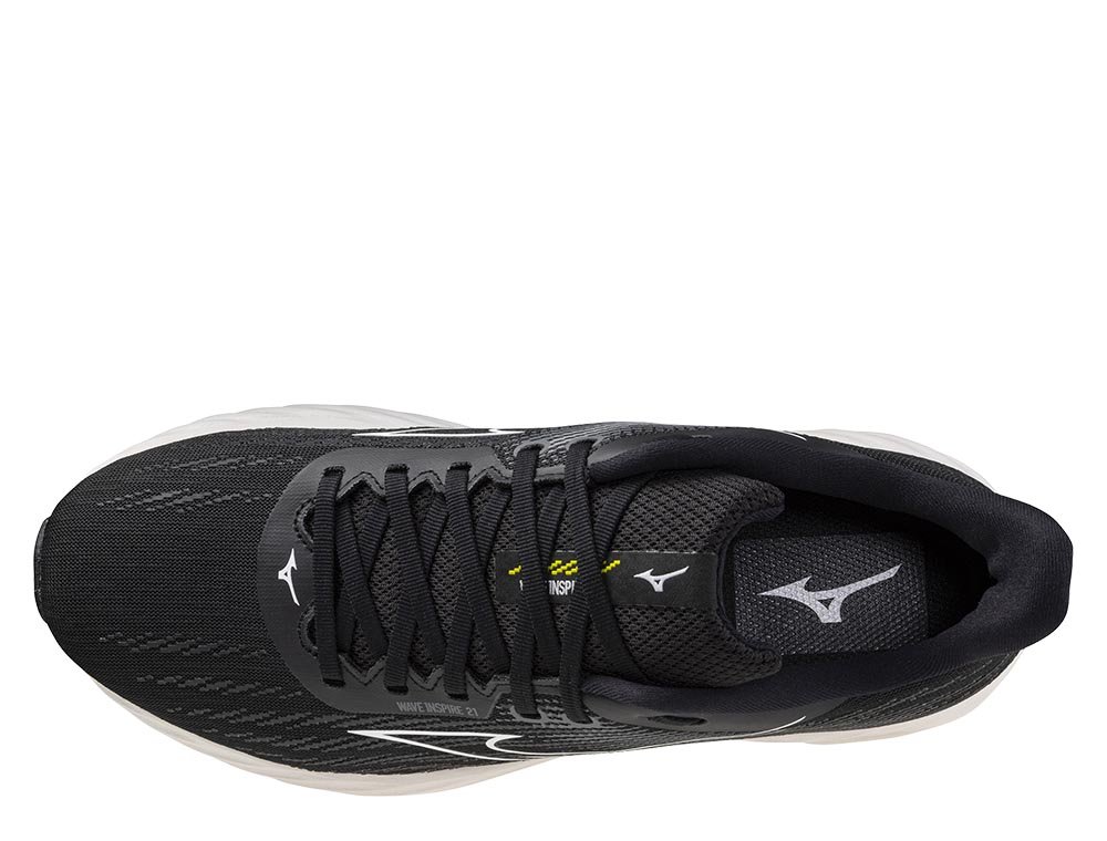 Mizuno Wave Inspire 21 M Black and White Shoes