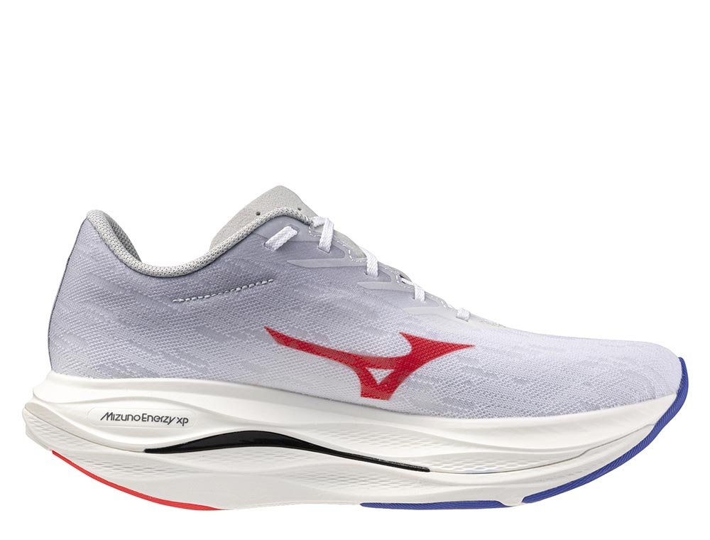 Buty Mizuno Wave Rebellion Flash 3 M Szaro-Czerwone