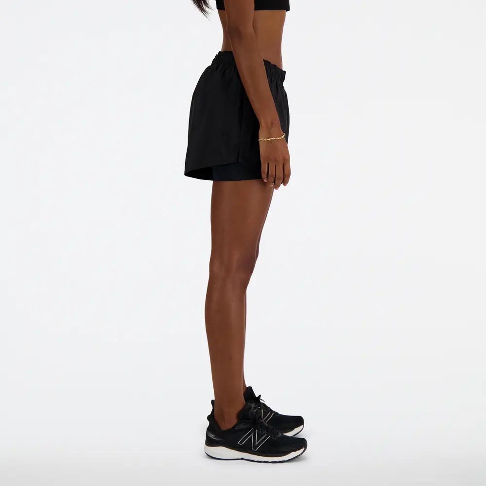 New Balance Sport Essentials 2 In 1 W Black Shorts