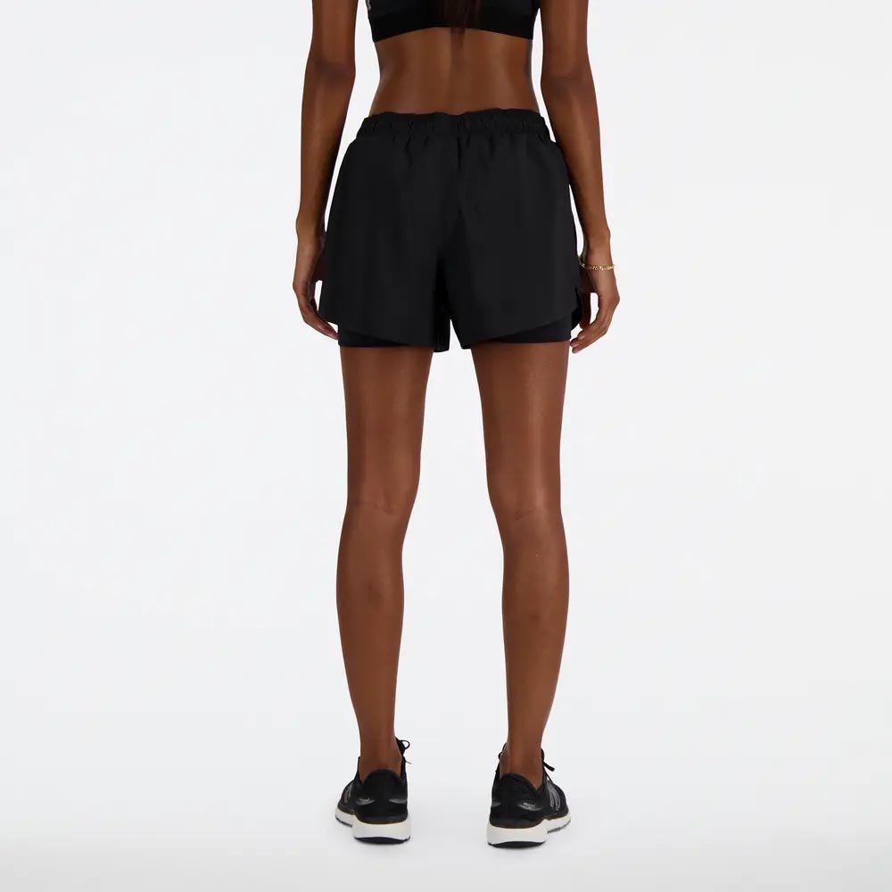New Balance Sport Essentials 2 In 1 W Black Shorts