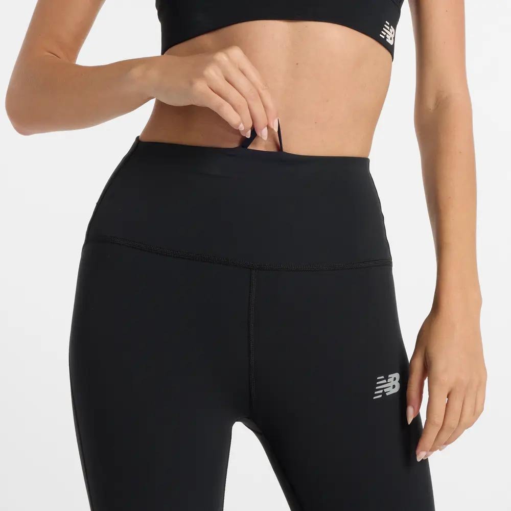 New Balance Sleek High Rise W Black Leggings