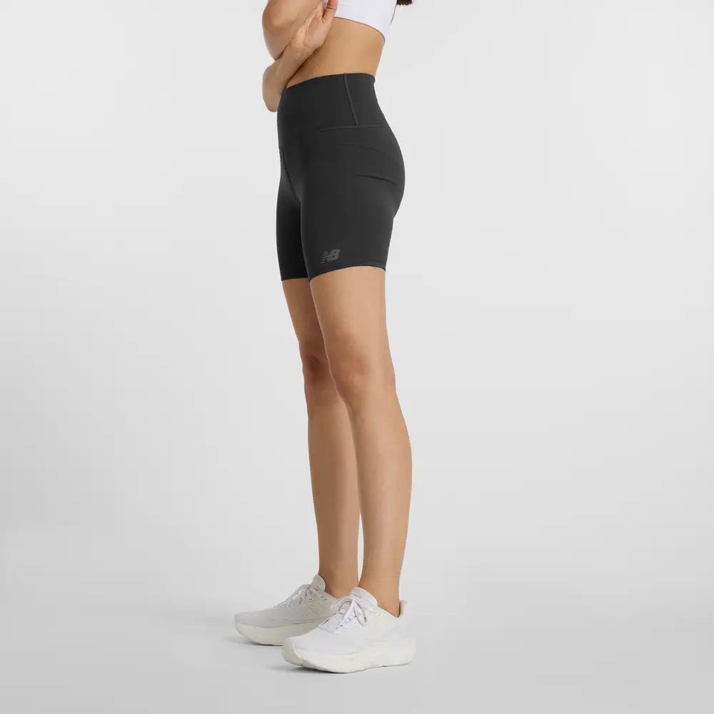 New Balance Harmony High Rise Shorts W Black