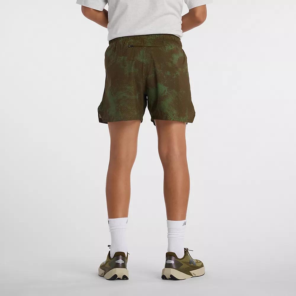 Pantaloni scurți New Balance RC Printed 5" M Verzi