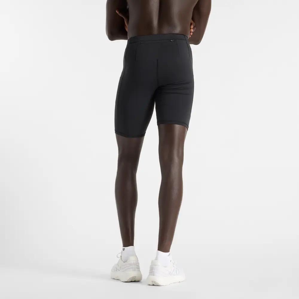New Balance Sleek Pocket Half Tight 9 M Black Shorts