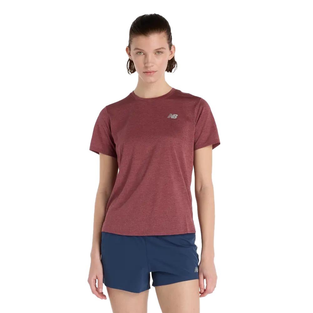 New Balance Athletics T-Shirt W Burgundy