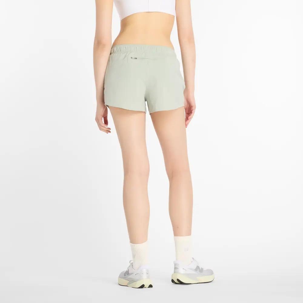 Pantaloni scurți New Balance RC Short 3 W verde deschis