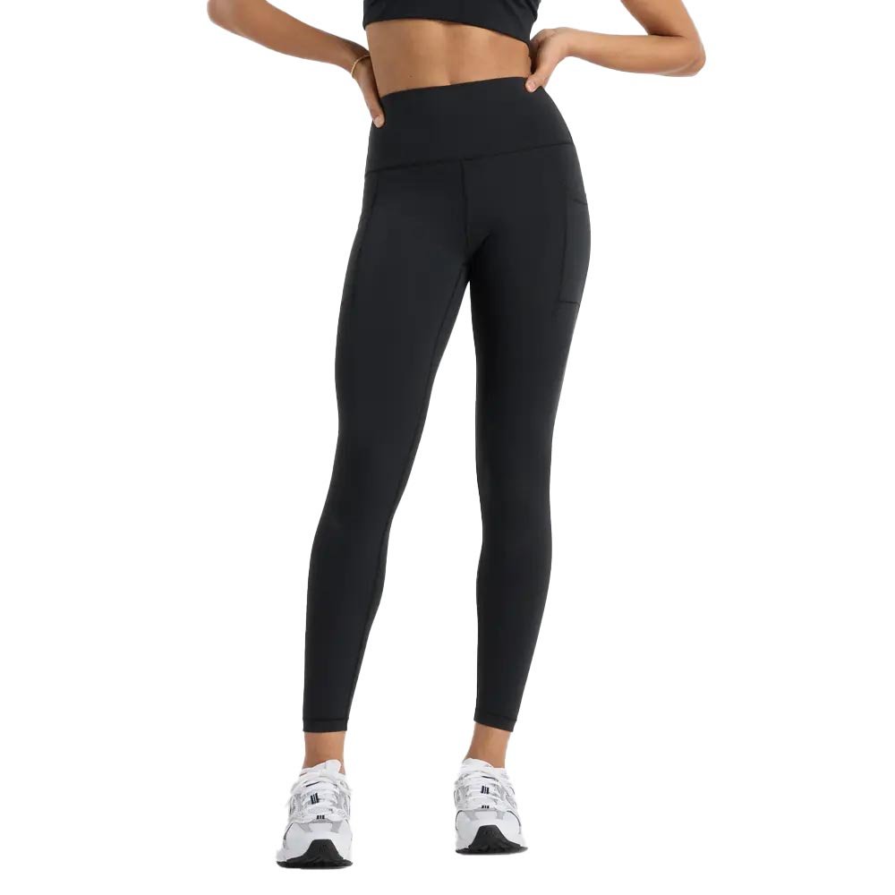 Colanți New Balance Sleek Pocket High Rise 25 W Negri