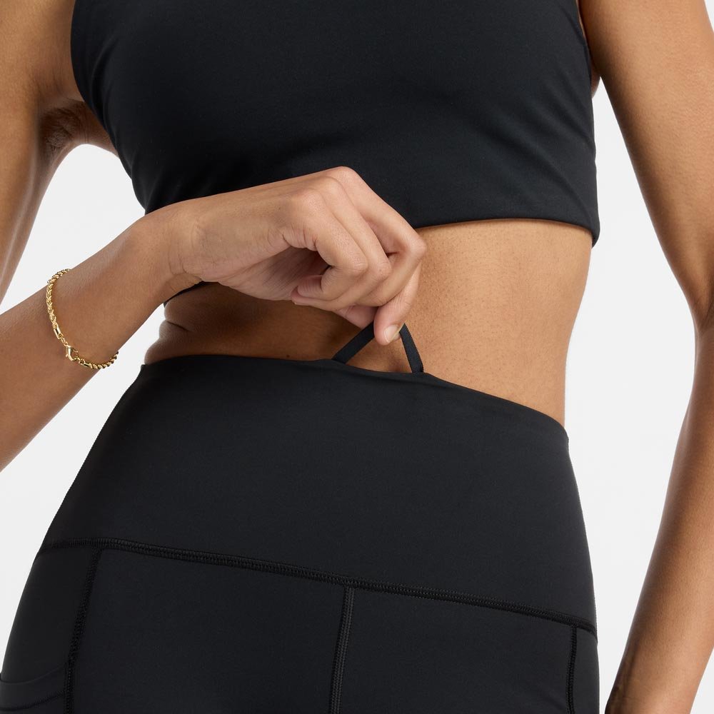 Colanți New Balance Sleek Pocket High Rise 25 W Negri