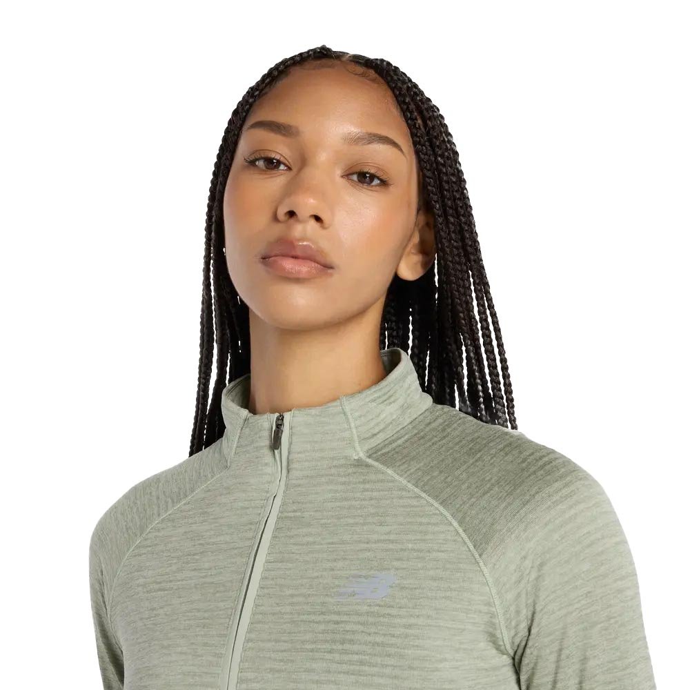 Bluza New Balance Athletics Heat Grid W Zielona