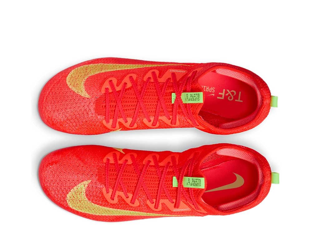 Crampoane de alergare Nike Zoom Superfly Elite 2 U Roșu-Lime
