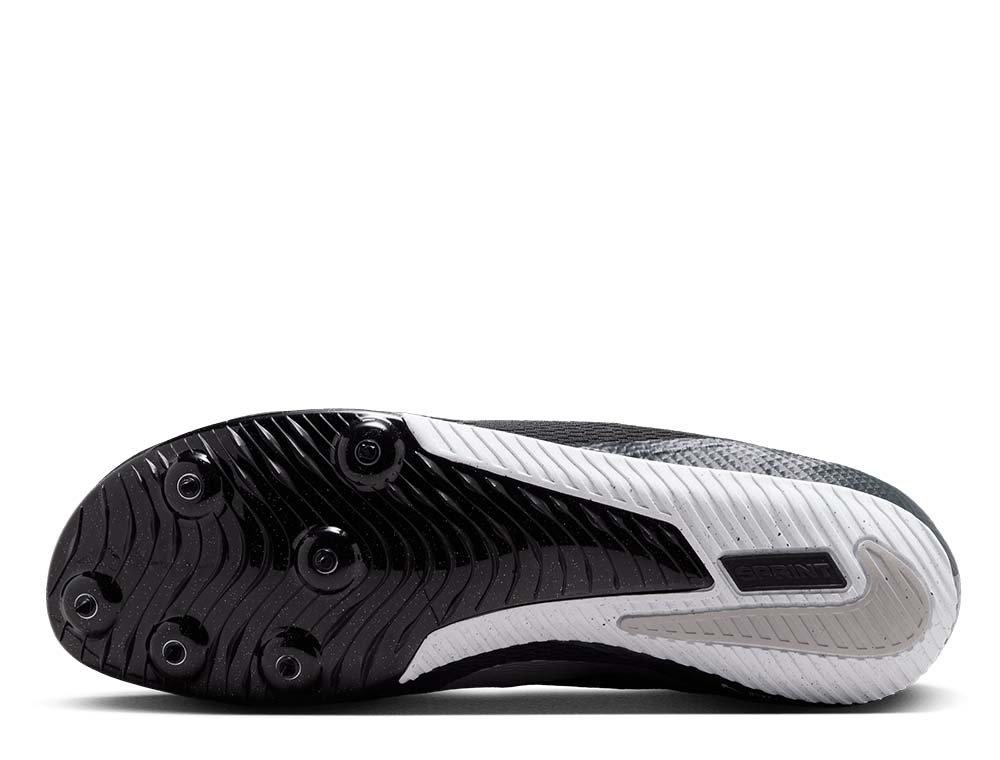 Kolce do biegania Nike Zoom Rival Sprint U Czarno-Srebrne