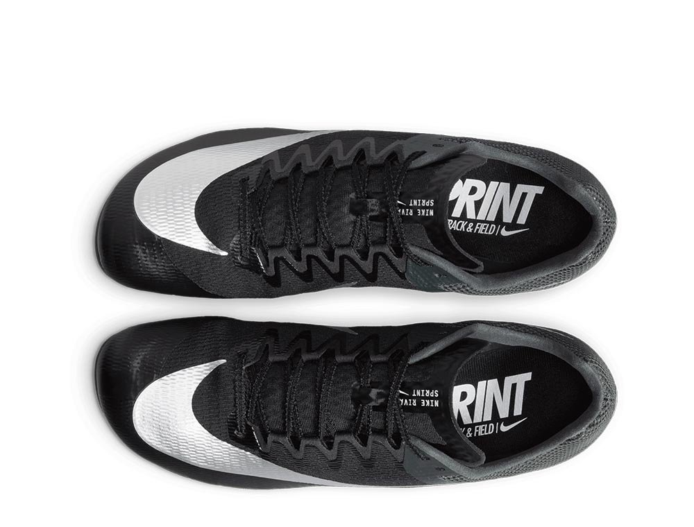 Kolce do biegania Nike Zoom Rival Sprint U Czarno-Srebrne