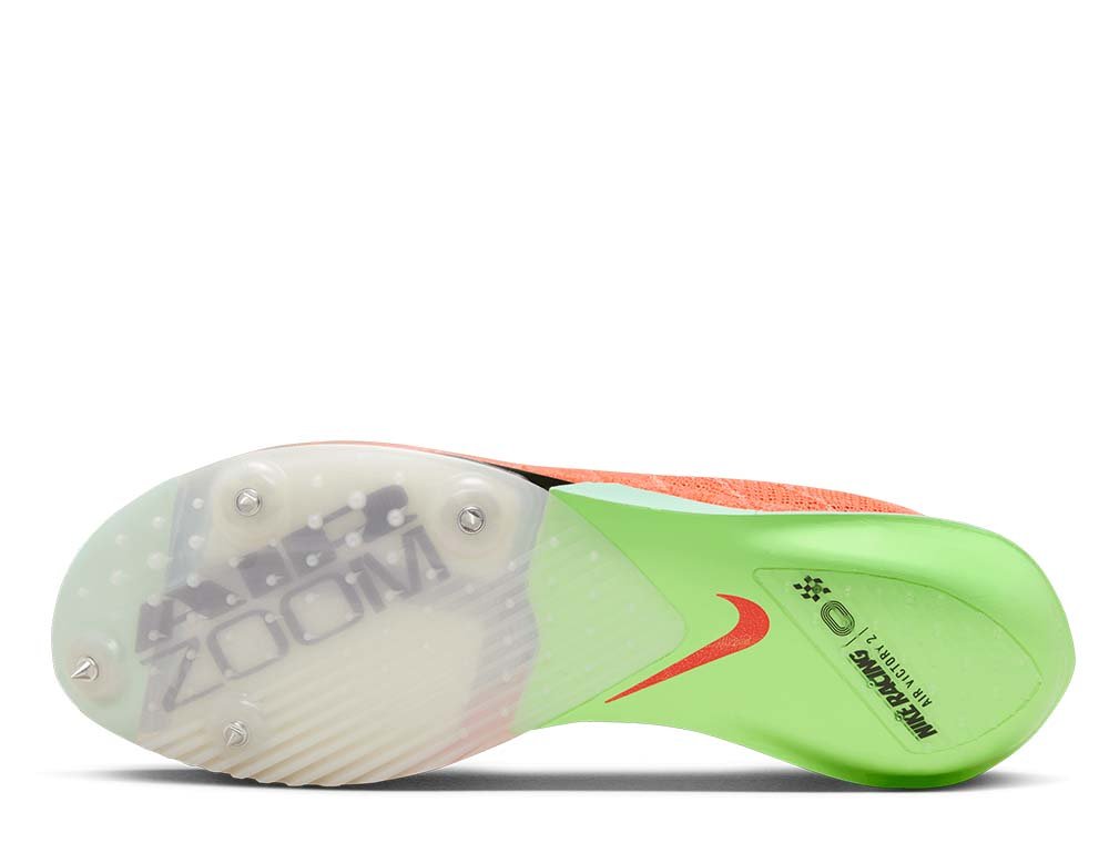 Nike Air Zoom Victory 2 U Running Spikes Orange-Lime