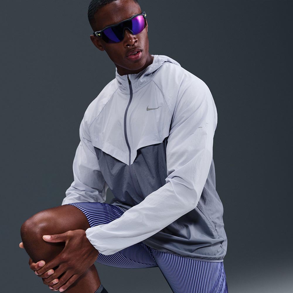 Nike Stride Jacket M White-Purple