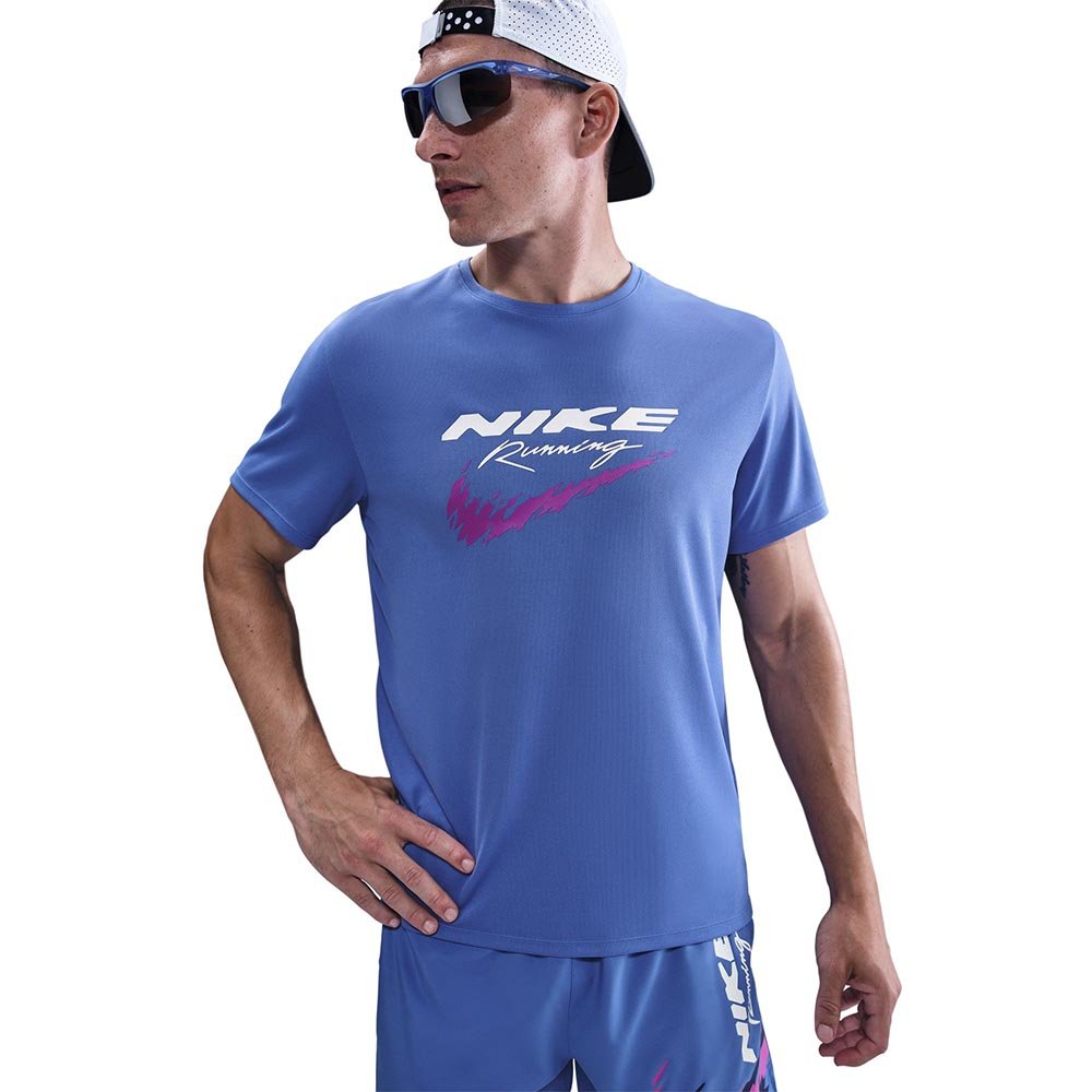 Tricou Nike Miler Dri-FIT UV Run Energy M albastru