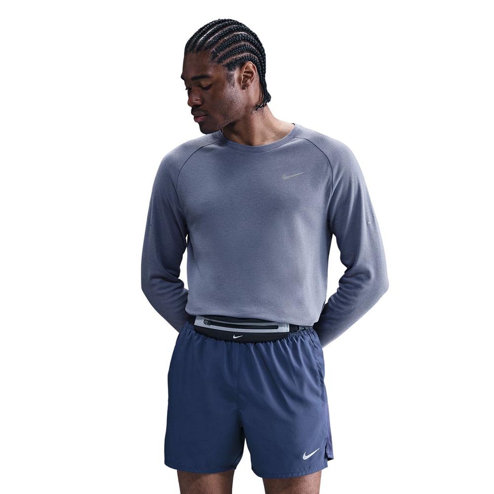 Koszulka Nike Dri-FIT Stride Waffle Crew M Niebieska