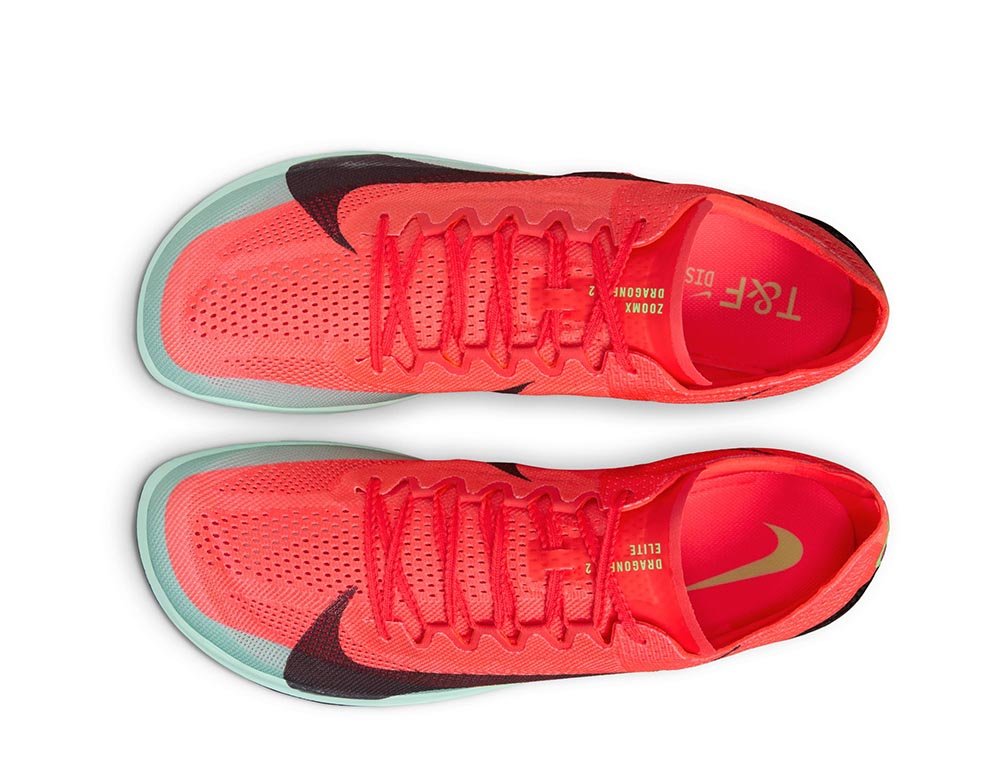 Nike ZoomX Dragonfly 2 Elite U Running Spikes Orange-Lime