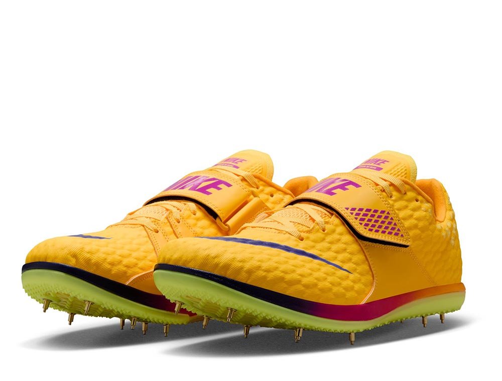 Nike High Jump Elite U Żółto-Niebieskie