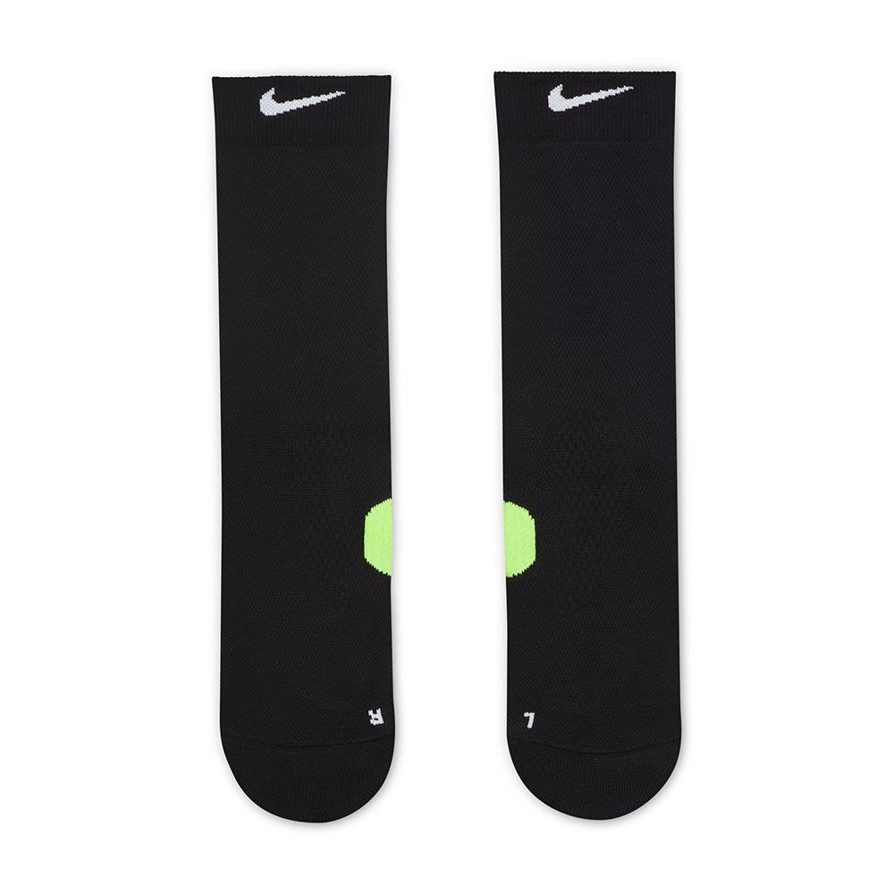 Nike Midweight Running U Socks Black and Green