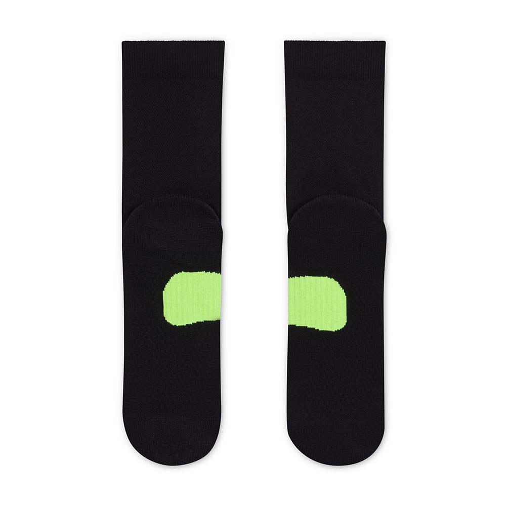 Nike Midweight Running U Socks Black and Green