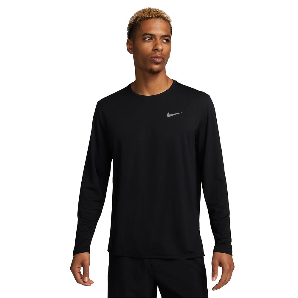 Koszulka Nike Miler Dri-FIT UV Run M Czarna