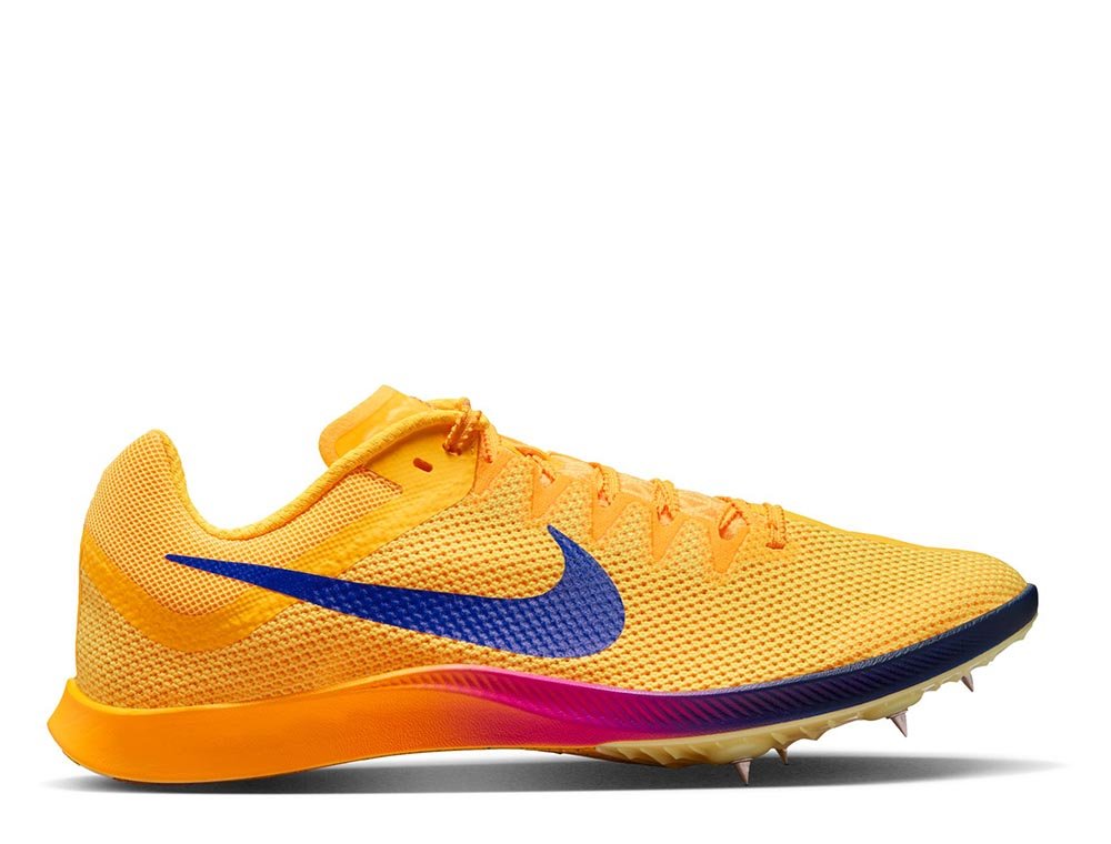 Nike Zoom Rival Distance U Shoes Yellow-Blue