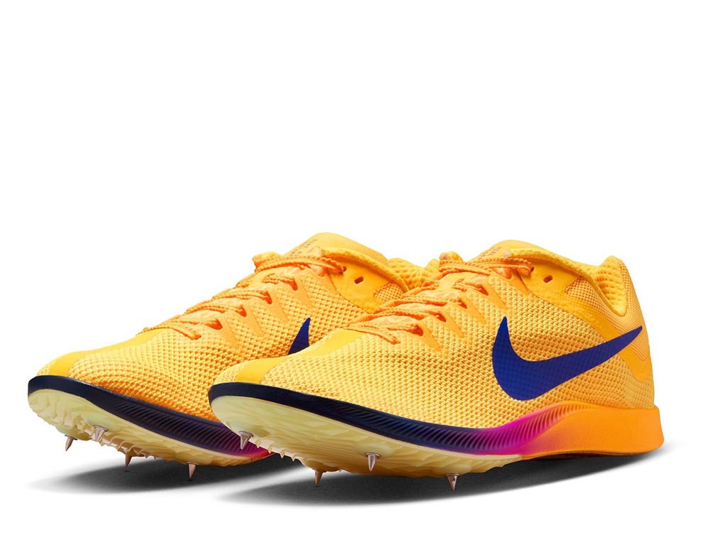 Nike Zoom Rival Distance U Shoes Yellow-Blue