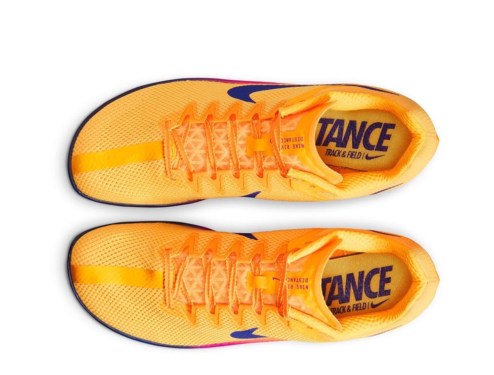 Nike Zoom Rival Distance U Shoes Yellow-Blue