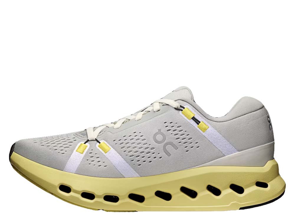 On Cloudsurfer 2 W Grey Yellow Shoes