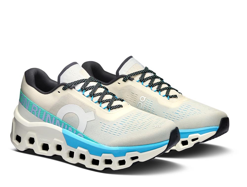 Buty On Cloudmonster 2 W Biało-Niebieskie