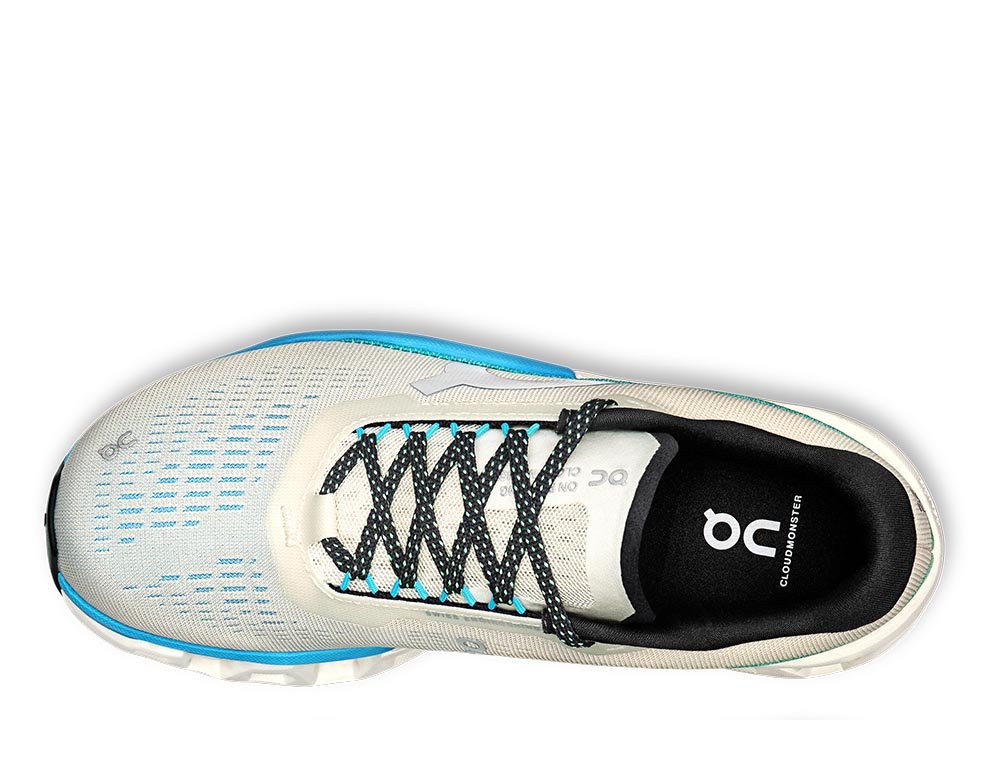 Buty On Cloudmonster 2 W Biało-Niebieskie